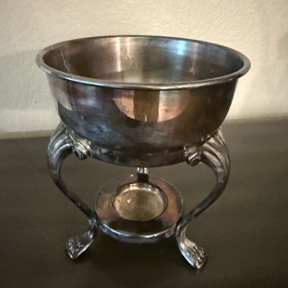 Vintage Rogers Bros Silverplate Chafing Dish Food Warmer